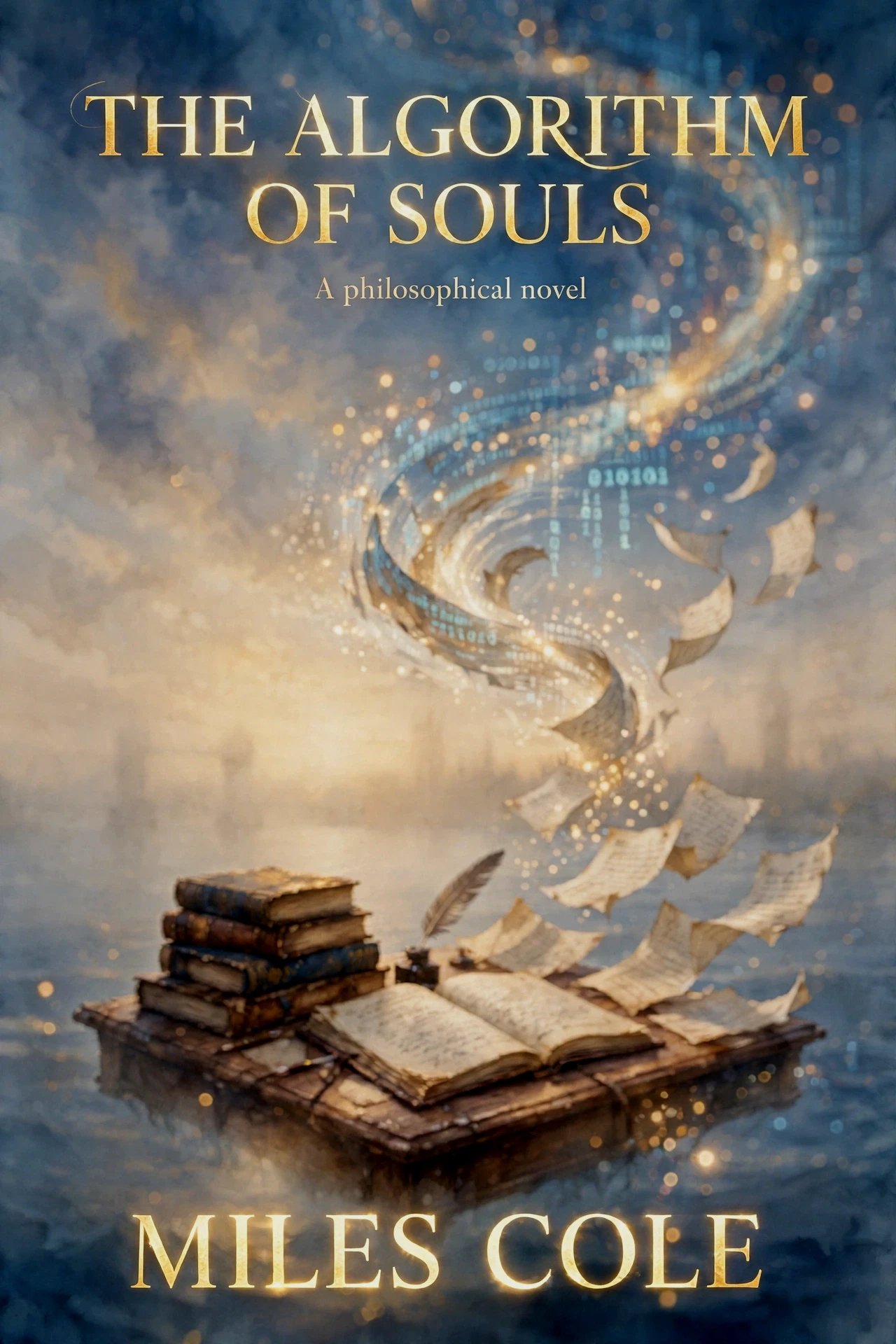 Copertina ebook di 'The Algorithm of Souls' di Miles Cole